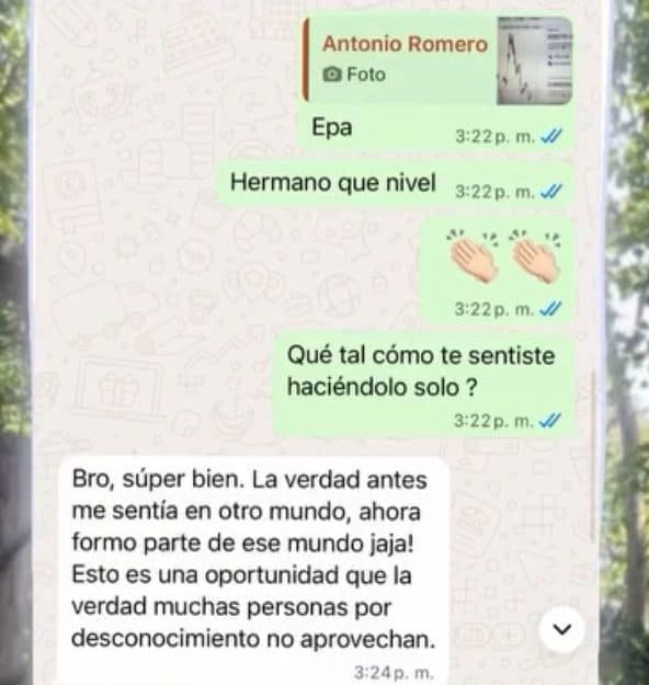 Chat de Antonio Romero